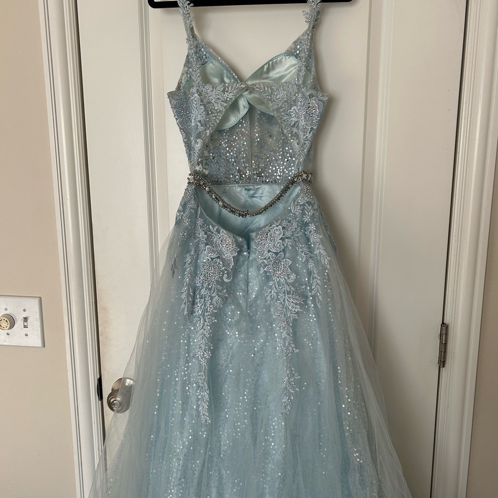 Beautiful light blue gown